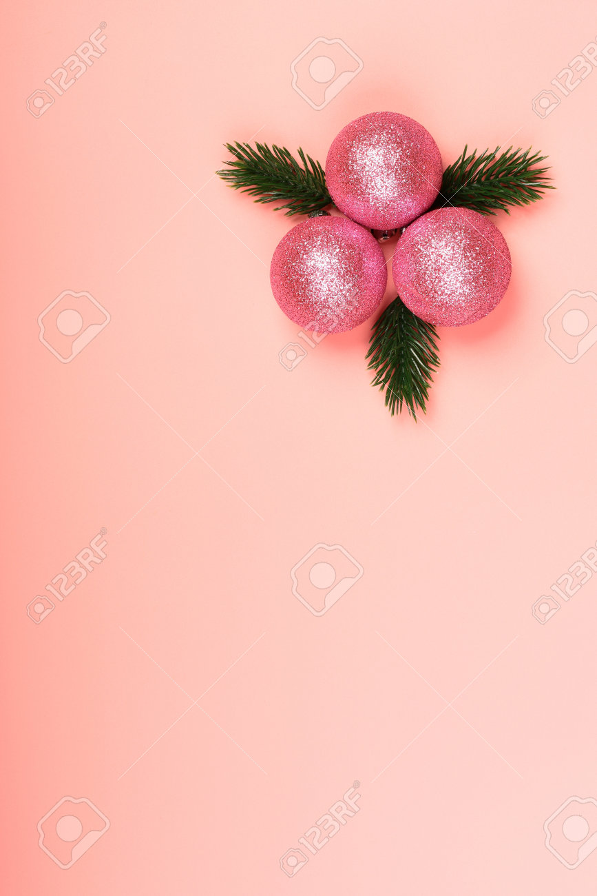 Creative Christmas Minimalistic Composition Christmas Ball On Stock Photo Picture And Royalty Free Image Image 162187473