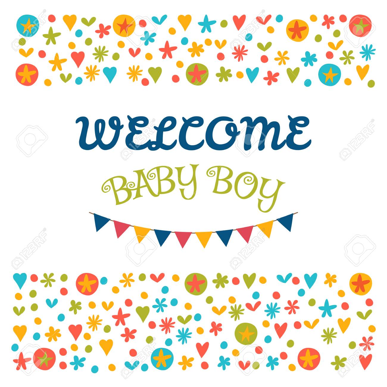welcome baby boy baby shower greeting card baby boy shower