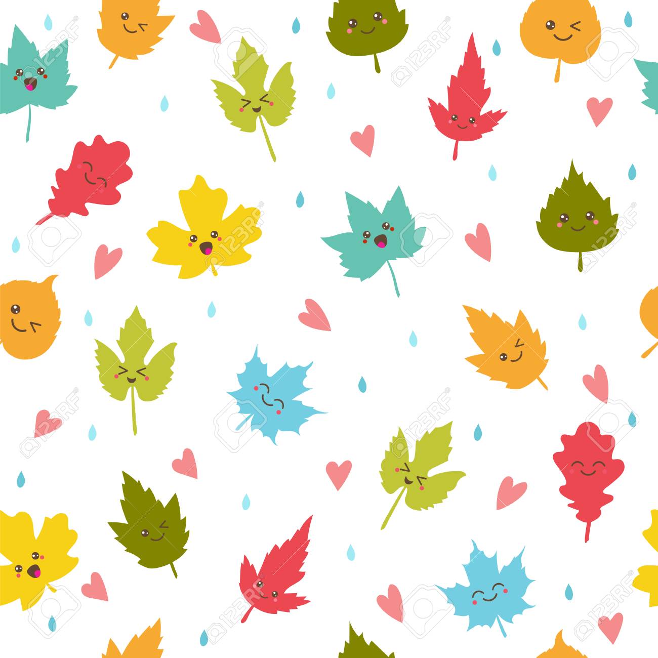 seamless pattern with autumn
