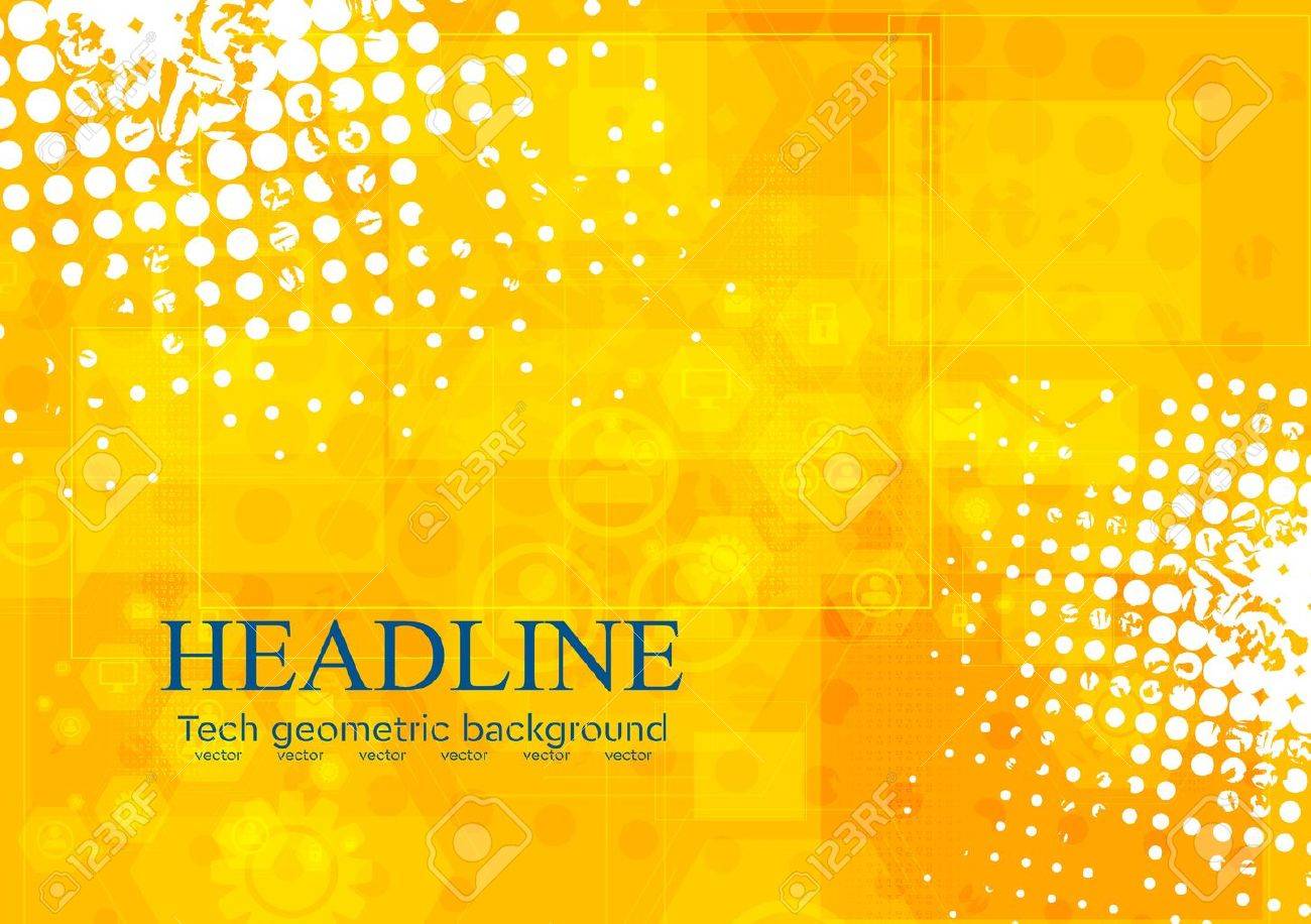 明るいオレンジ色のグランジ技術の背景 ベクター デザイン のイラスト素材 ベクタ Image