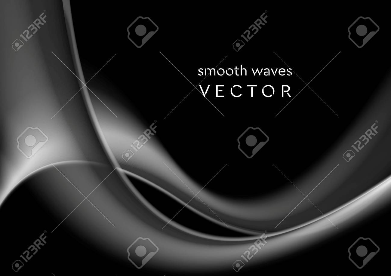 Elegant grey wavy smoke abstract background. Vector graphic design - 50876461 Elegant grey wavy smoke abstract background. Vector graphic design - 50876461