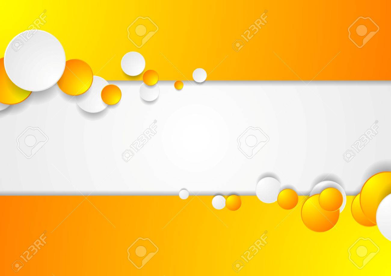 Grey and orange corporate design with circles. Vector abstract background - 52984321 Grey and orange corporate design with circles. Vector abstract background - 52984321