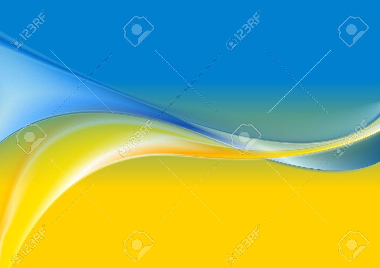 Wavy background Ukrainian flag colors. Vector design - 57171048 Wavy background Ukrainian flag colors. Vector design - 57171048