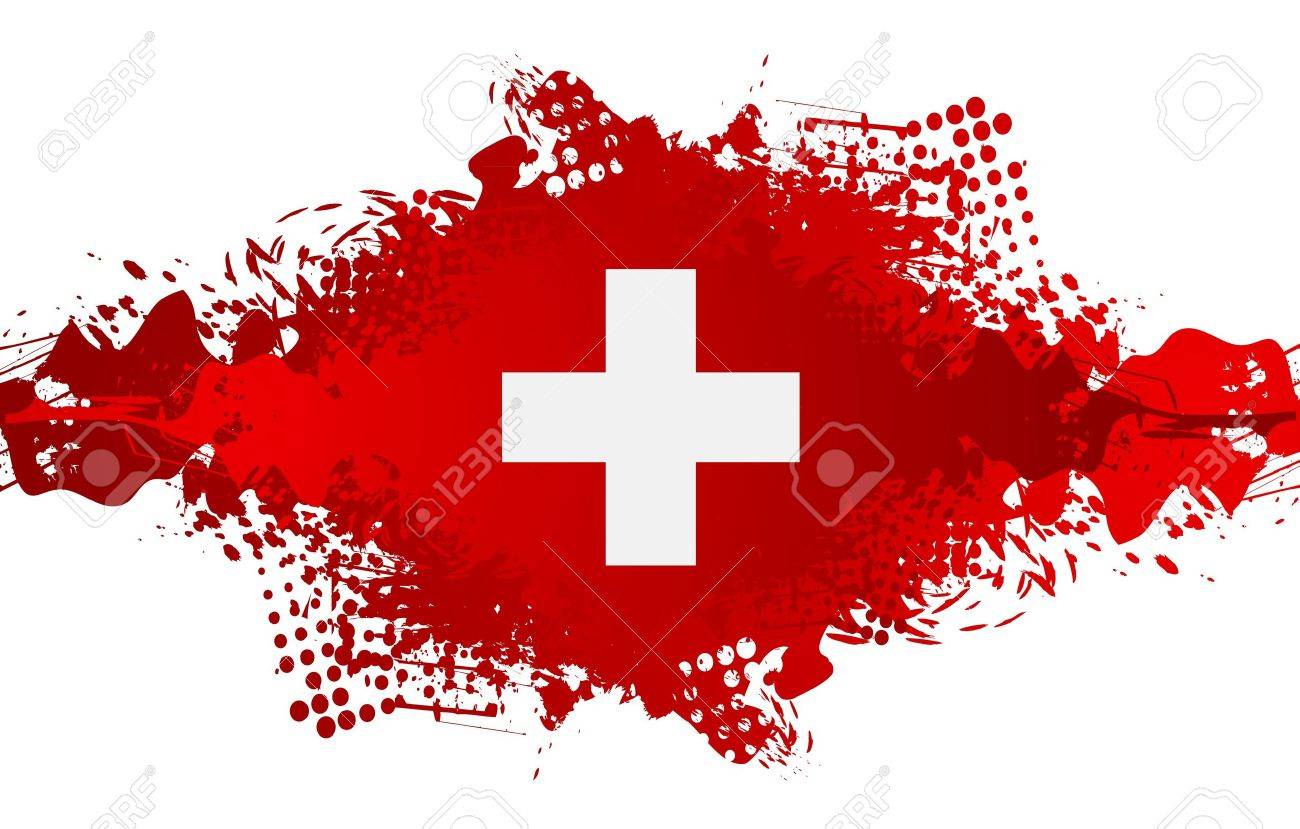 The Swiss National Day, Schweizer Bundesfeier, 1 August with swiss cross flag and grunge blot. Vector design - 60199527 The Swiss National Day, Schweizer Bundesfeier, 1 August with swiss cross flag and grunge blot. Vector design - 60199527