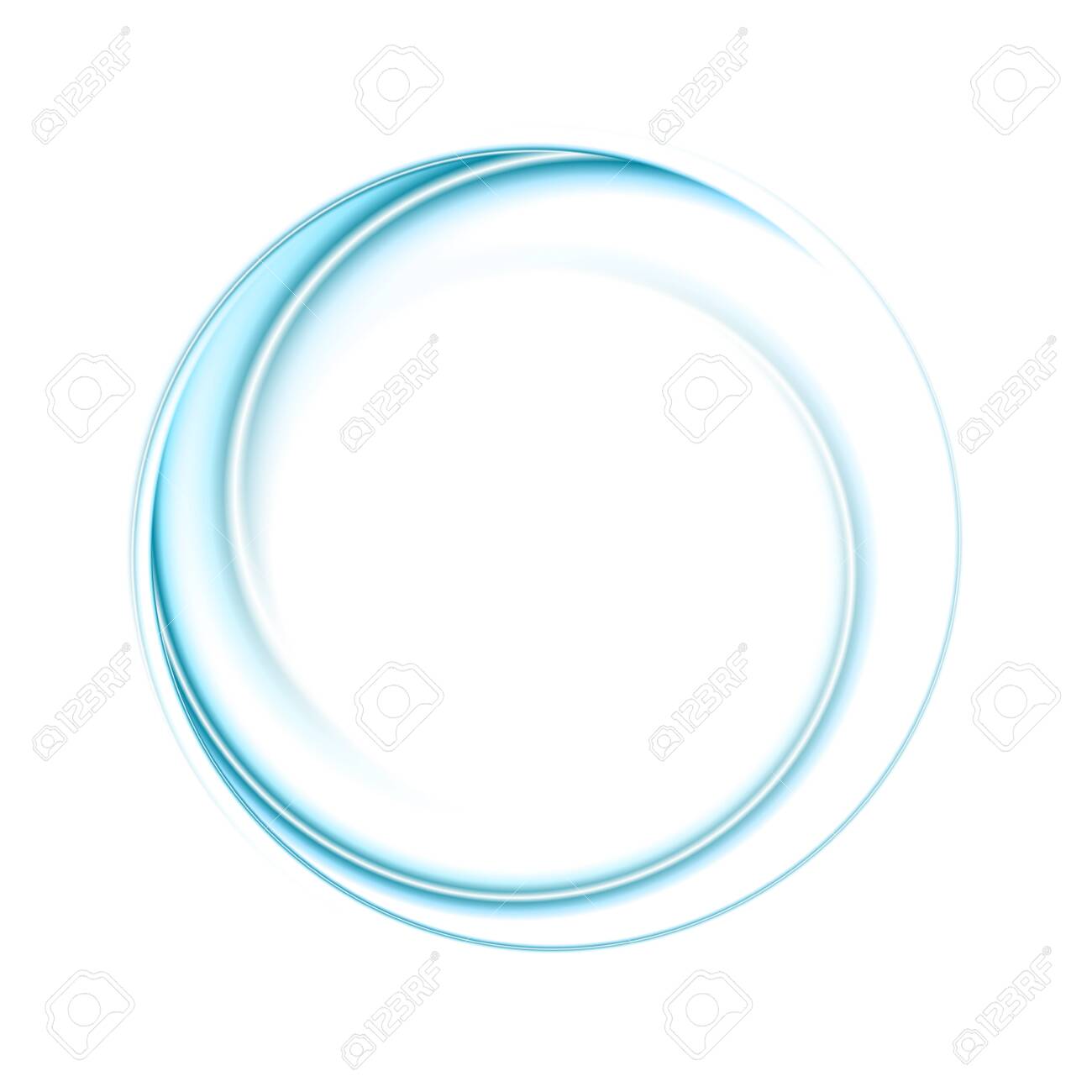 Bright blue smooth abstract circular logo technology background - 130399473 Bright blue smooth abstract circular logo technology background - 130399473
