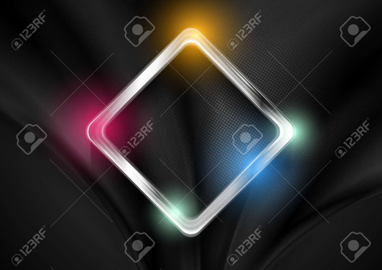 Abstract glossy shiny metallic square tech geometric background. Vector design - 169078191 Abstract glossy shiny metallic square tech geometric background. Vector design - 169078191