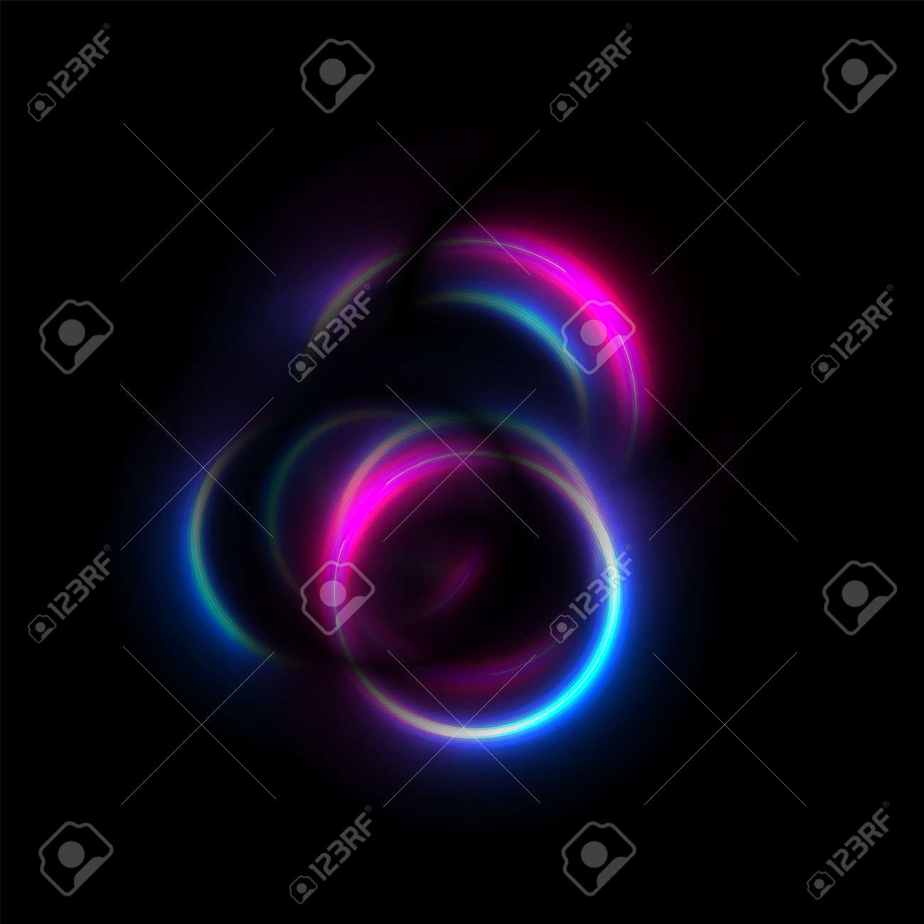 Blue and purple neon glowing smooth circles abstract background. Vector futuristic design - 169500892 Blue and purple neon glowing smooth circles abstract background. Vector futuristic design - 169500892