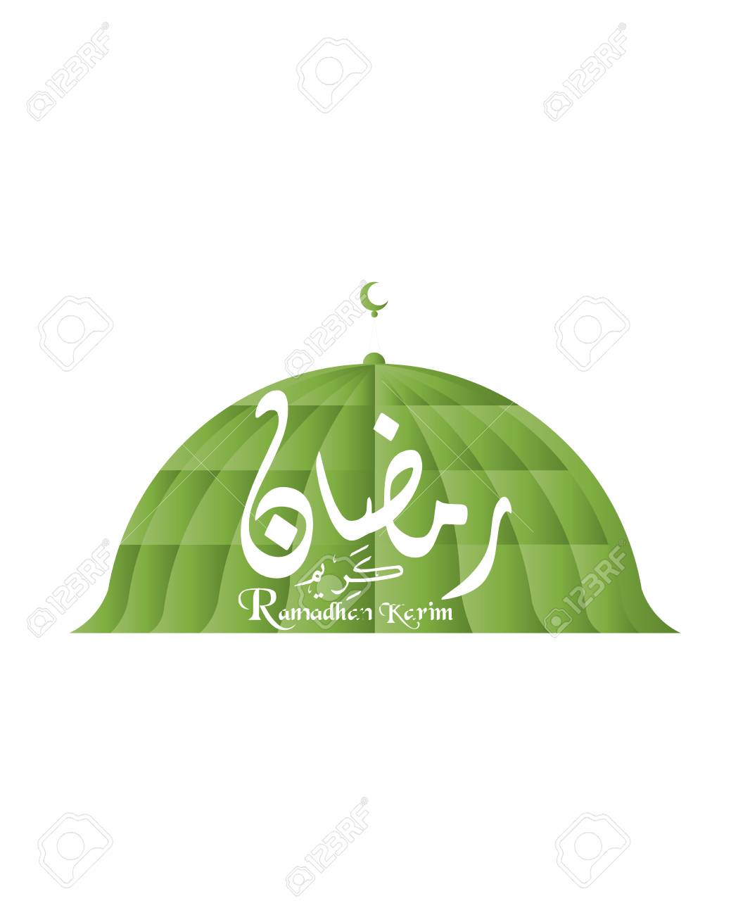 Vettoriale Ramadan Kareem Background Traduzione Del Ramadhan Il Mese Del Ramadhan In Cui E Stato Rivelato Il Corano In Stile Calligrafia Araba Ramadhan O Ramazan E Un Mese Di Digiuno Sacro