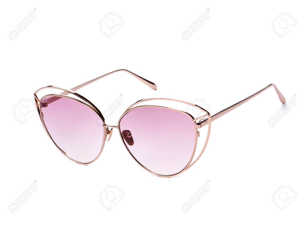 white sunglasses with pink lenses