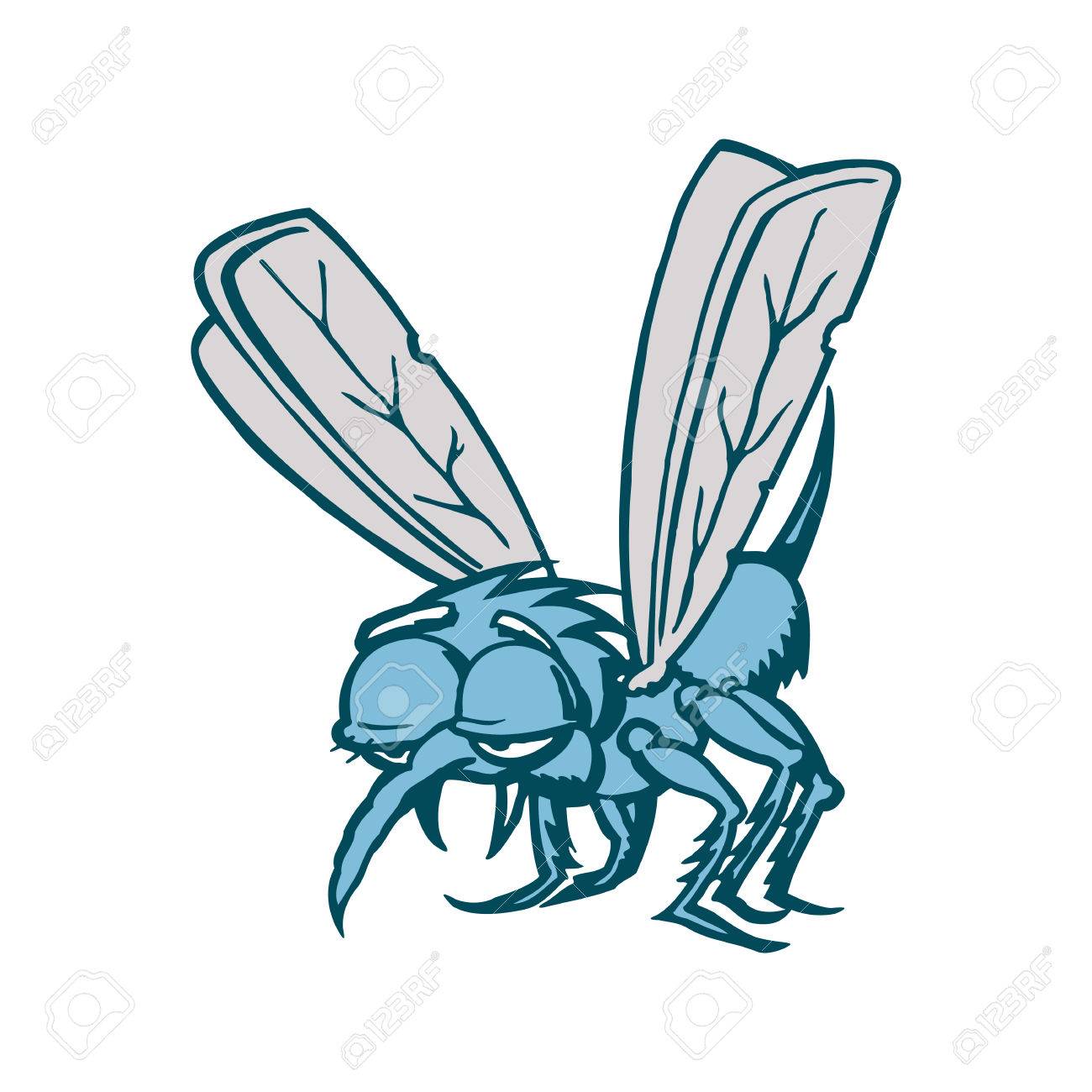 蚊の漫画 ベクトルの図 のイラスト素材 ベクタ Image