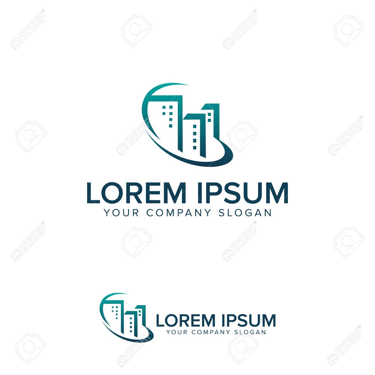 building logo design concept template royalty free cliparts vectors