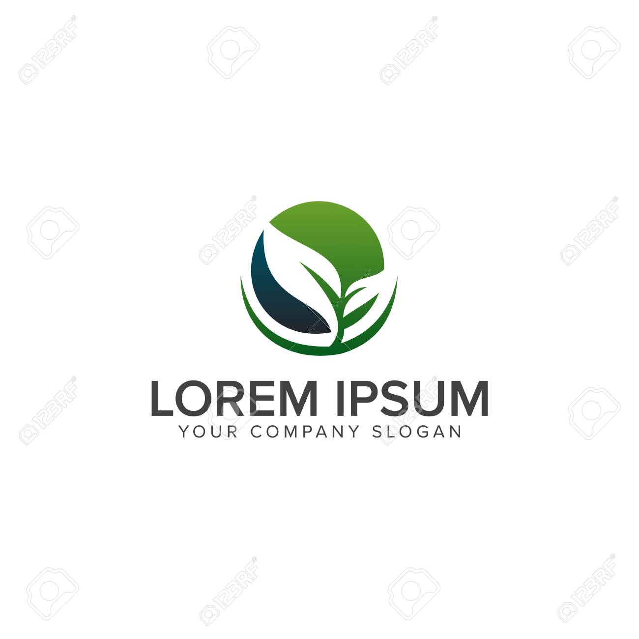 leaf eco green logo design concept template - 82073421 leaf eco green logo design concept template - 82073421