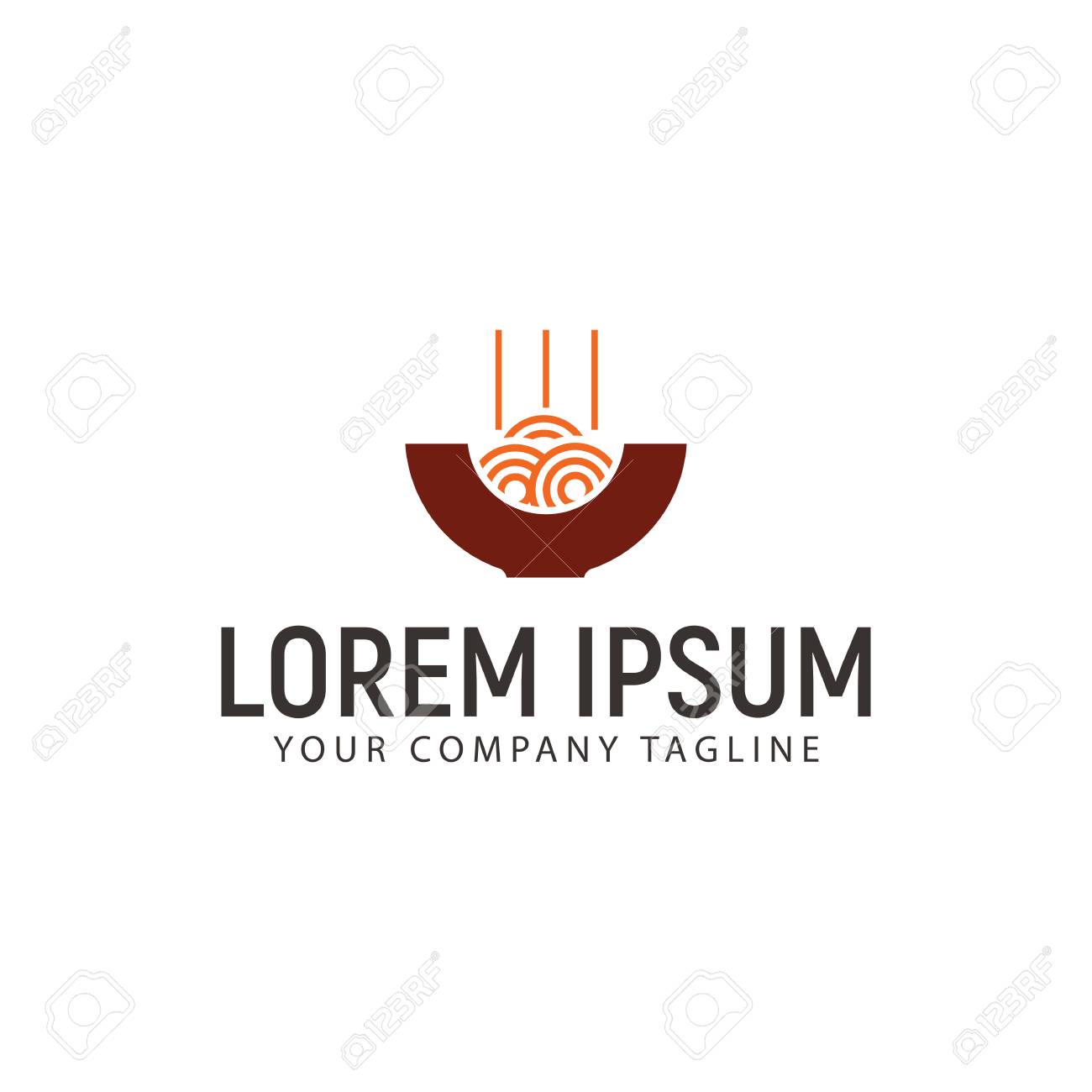 A noodles logo design concept template - 88426513 A noodles logo design concept template - 88426513