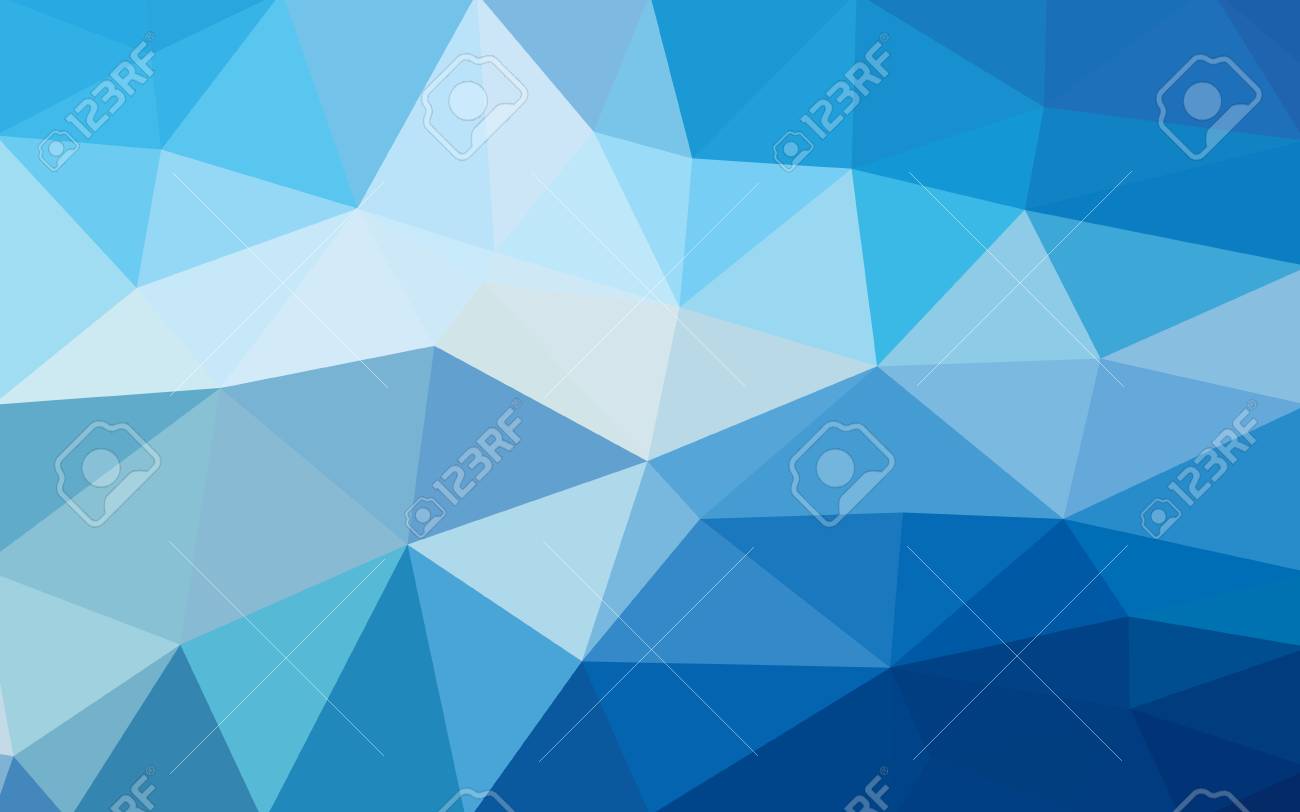 light blue low poly