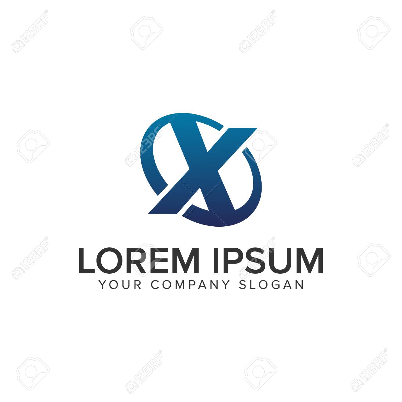 Creative Modern Letter X Logo Design Concept Template Fully Editable Vector Royalty Free Cliparts Vectors And Stock Illustration Image