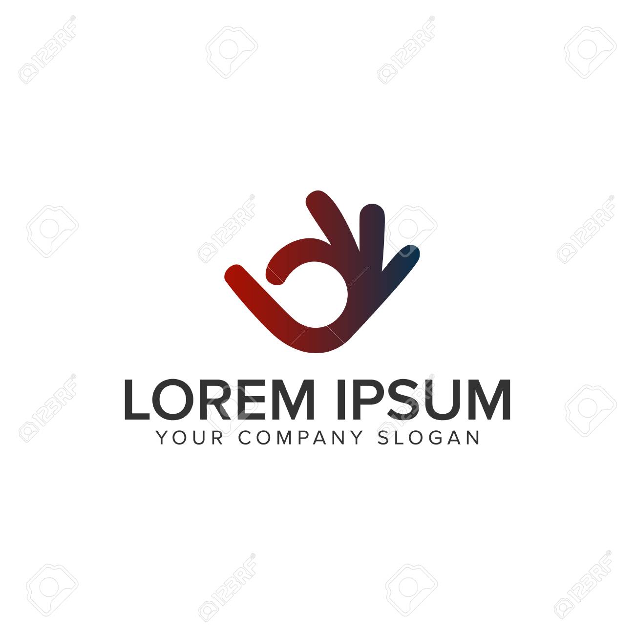 Hand OK letter B logo design concept template. fully editable vector - 94985917 Hand OK letter B logo design concept template. fully editable vector - 94985917