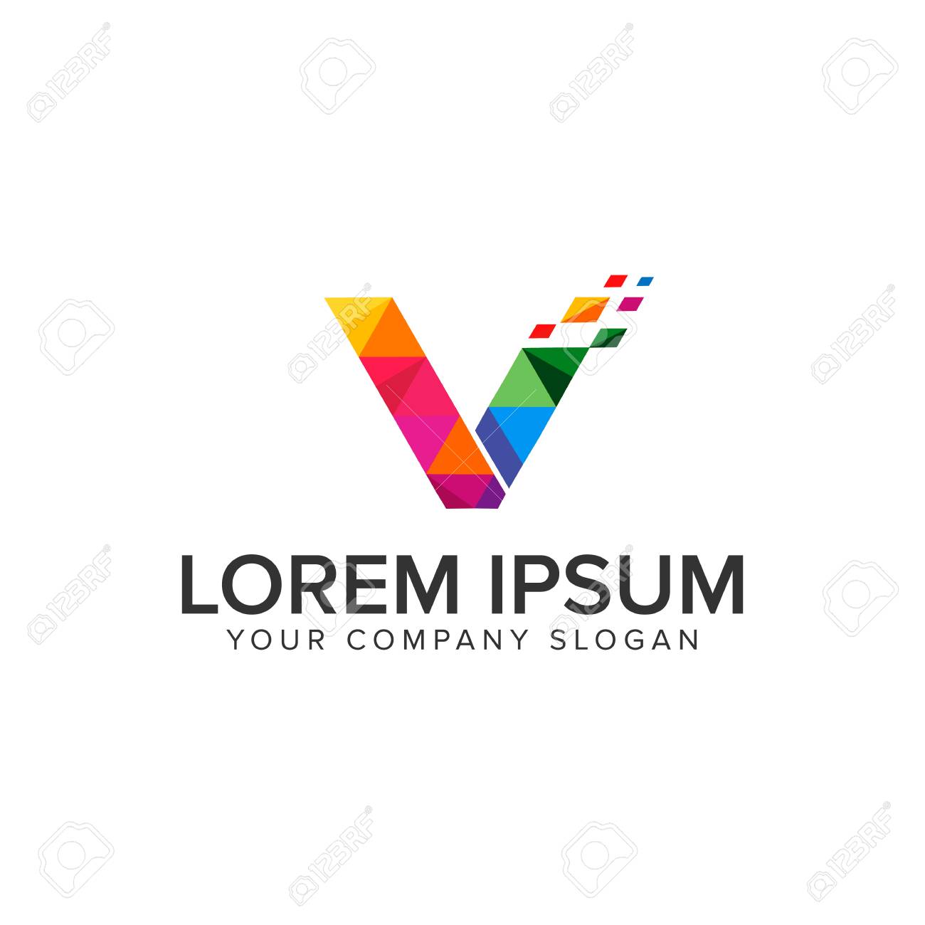 letter v media logo