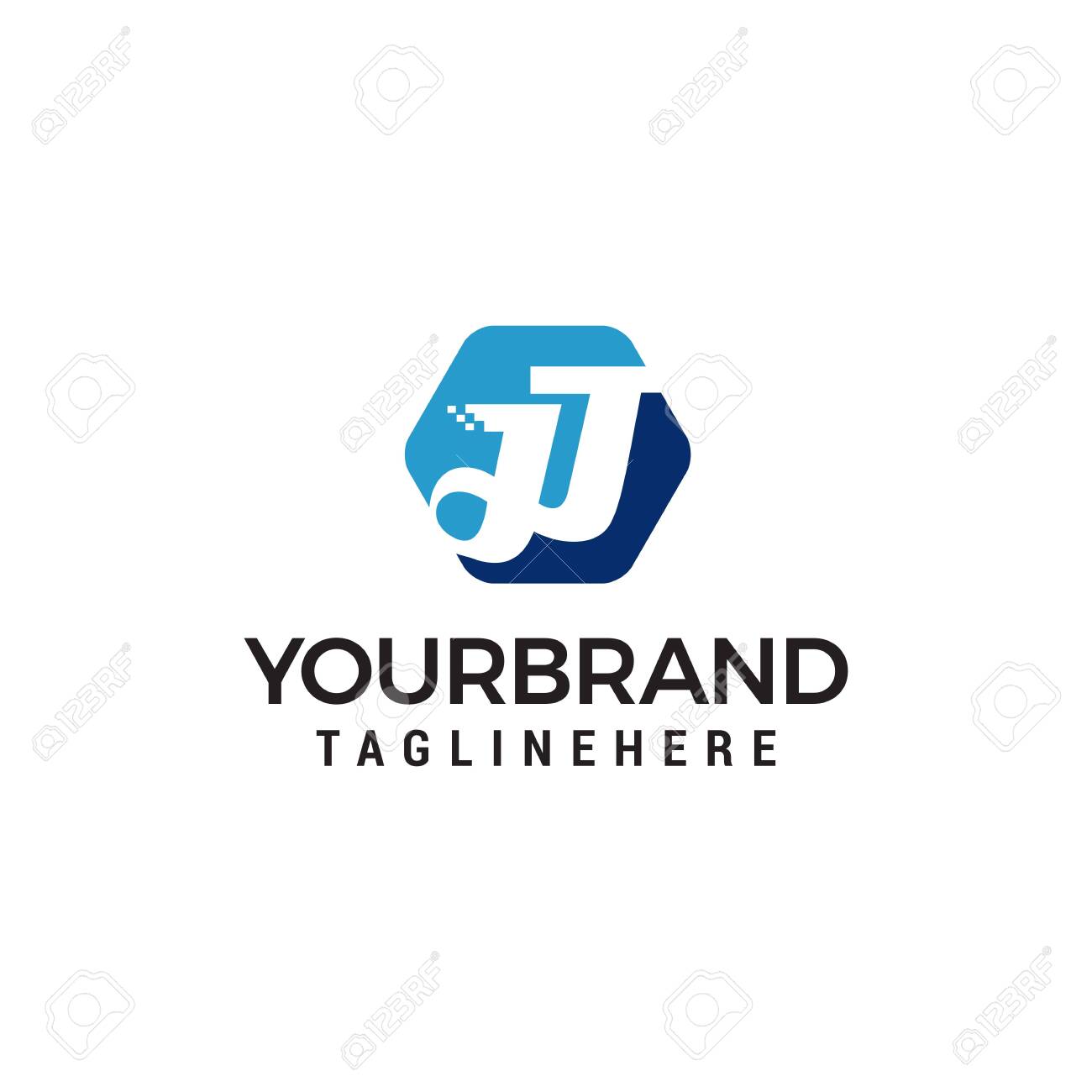 letter jj hexagon logo design concept template vector - 122373116 letter jj hexagon logo design concept template vector - 122373116
