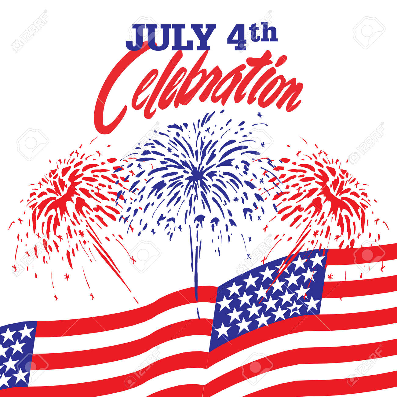 Fourth of July Typography Design Collection - 4th of July - A set of twelve vintage style Independence Day Designs - 169566554 Fourth of July Typography Design Collection - 4th of July - A set of twelve vintage style Independence Day Designs - 169566554