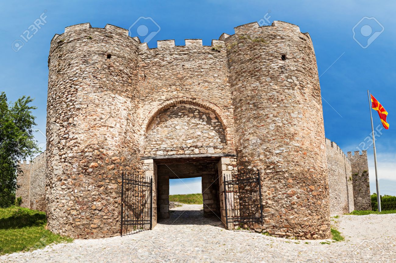 Immagini Stock - Fortezza Di Samuil è Una Fortezza Nella Città Vecchia, Ohrid, Macedonia Image 28105838.