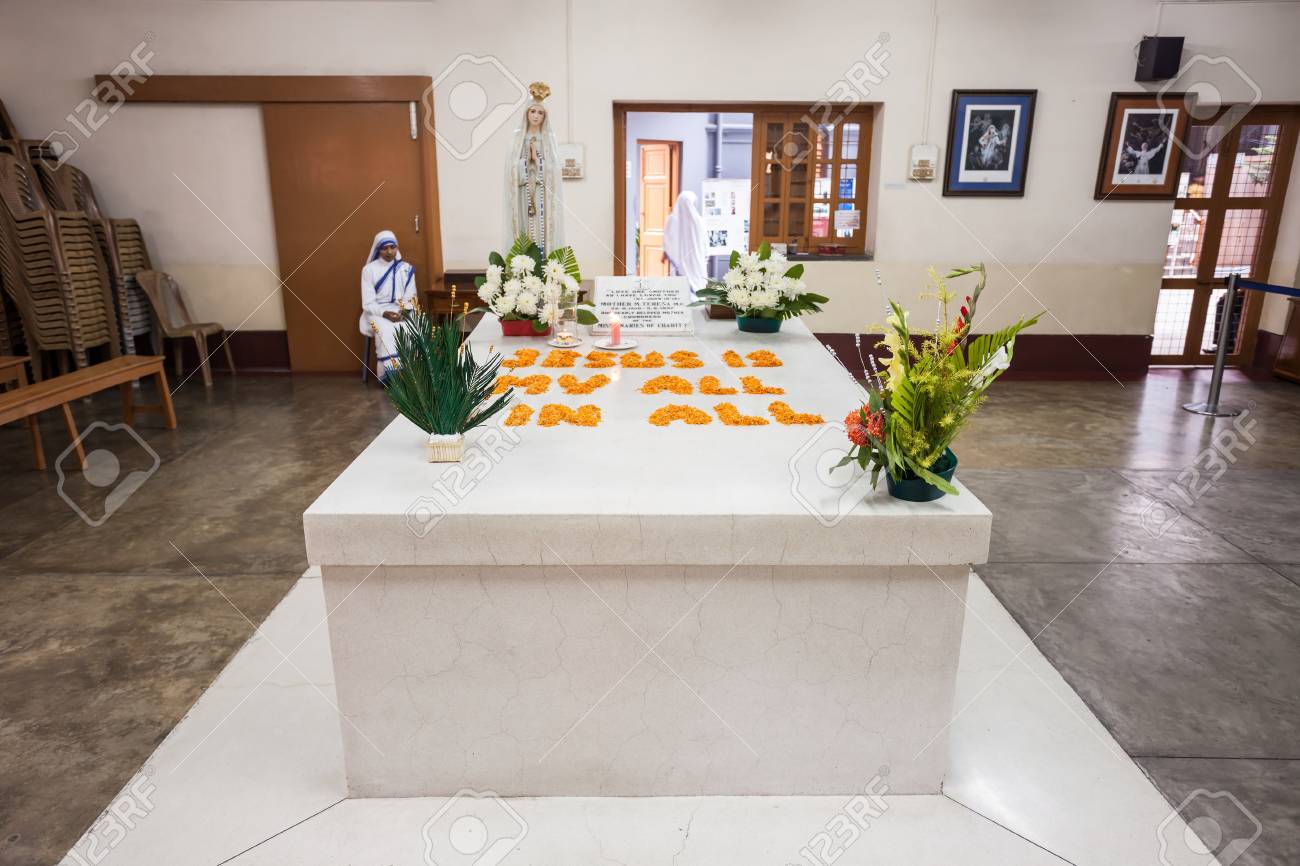 Kolkata India November 24 2015 Mother Teresa Tomb In Mothers