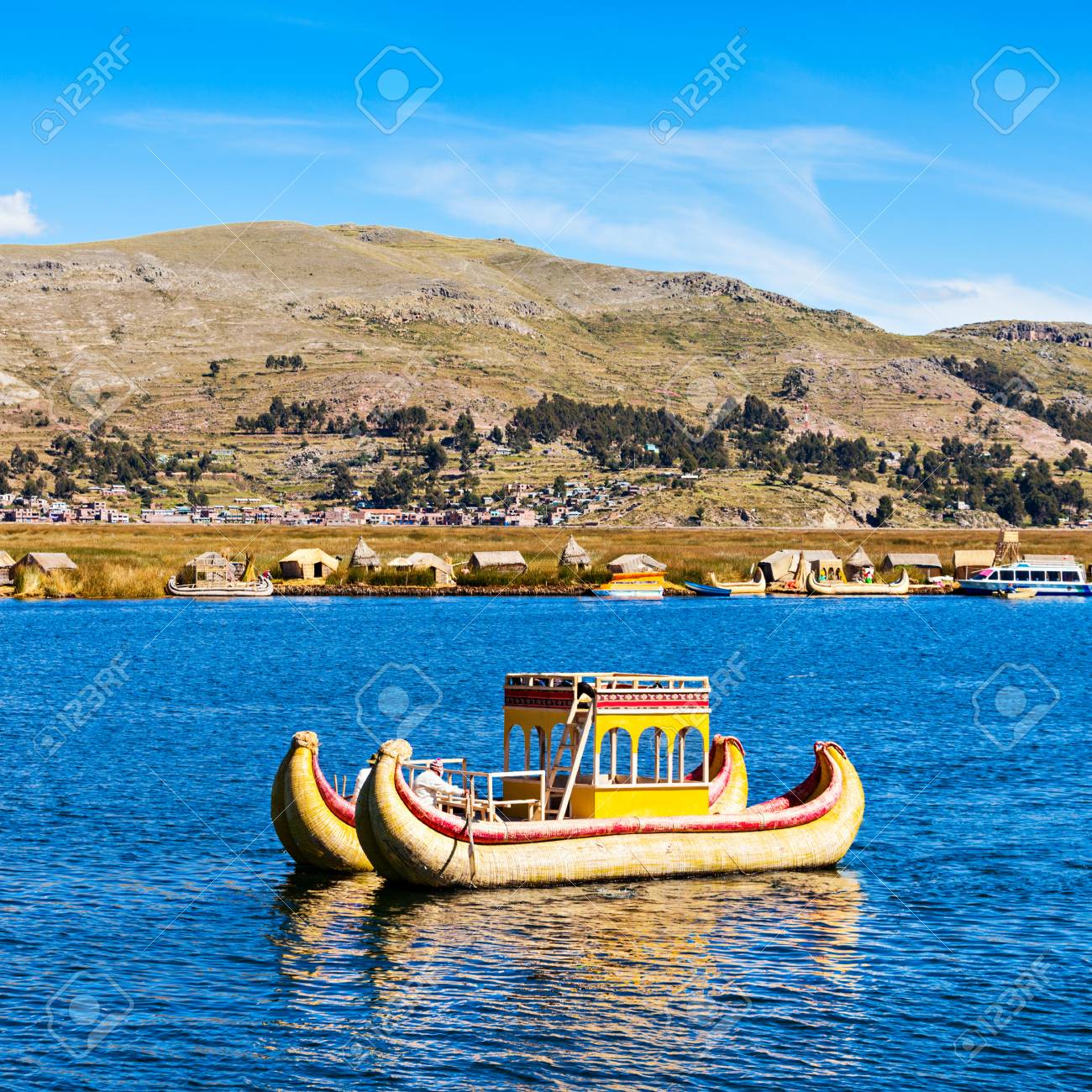 チチカカ湖の素材で出来た帆船 チチカカ湖の船舶 - Wikipedia