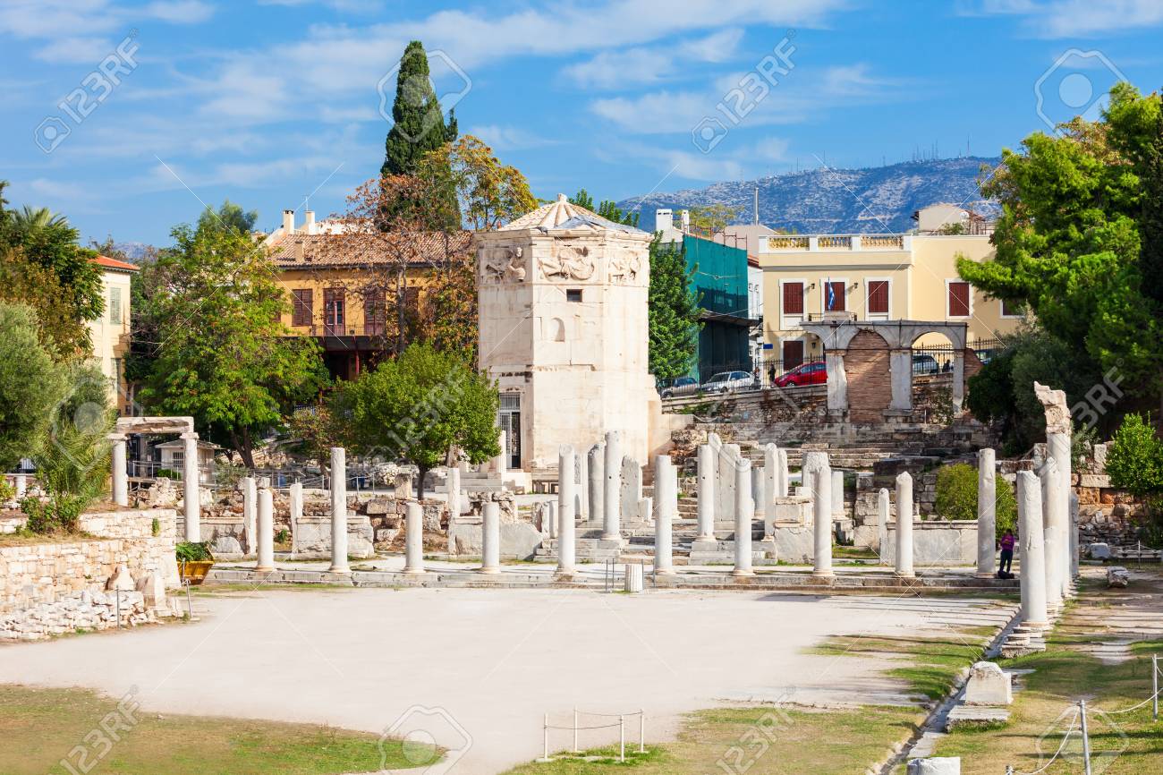 ローマ時代のアゴラ アテネでは アクロポリスの北に 古代アゴラの東にあります の写真素材 画像素材 Image