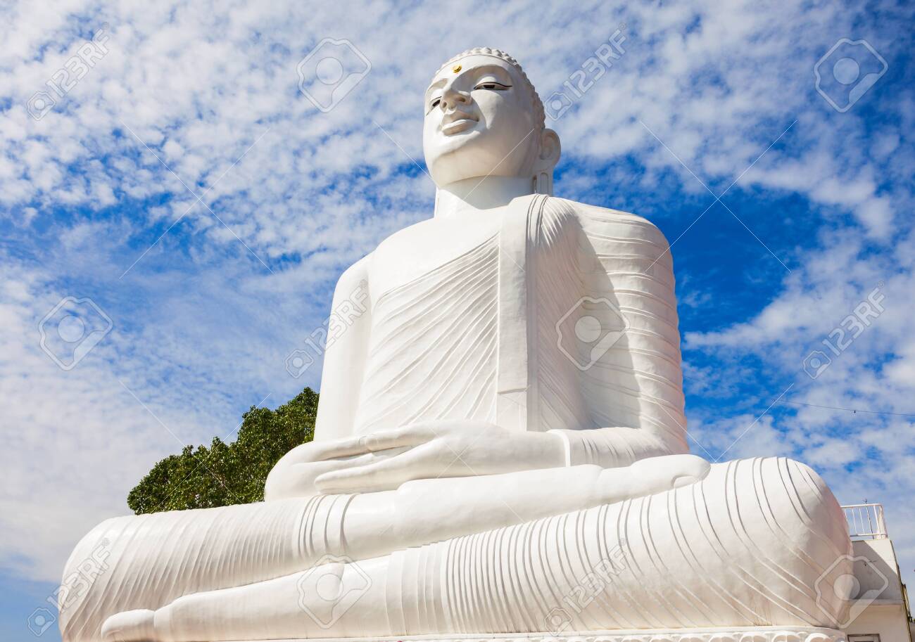 Bahirawa Kanda Or Bahirawakanda Vihara Buddha Statue In Kandy Sri Lanka Bahirawakanda Is A Giant Samadhi Buddha Statue On The Top Of The Mountain In Kandy Stock Photo Picture And Royalty Free