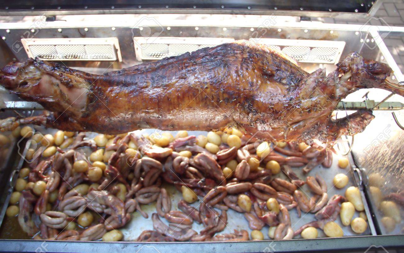 The Whole Lamb On A Grill With Sausages And Potatoes Stock Photo ... for Whole Lamb Grill
166kxo The Whole Lamb On A Grill With Sausages And Potatoes Stock Photo ... for Whole Lamb Grill
166kxo