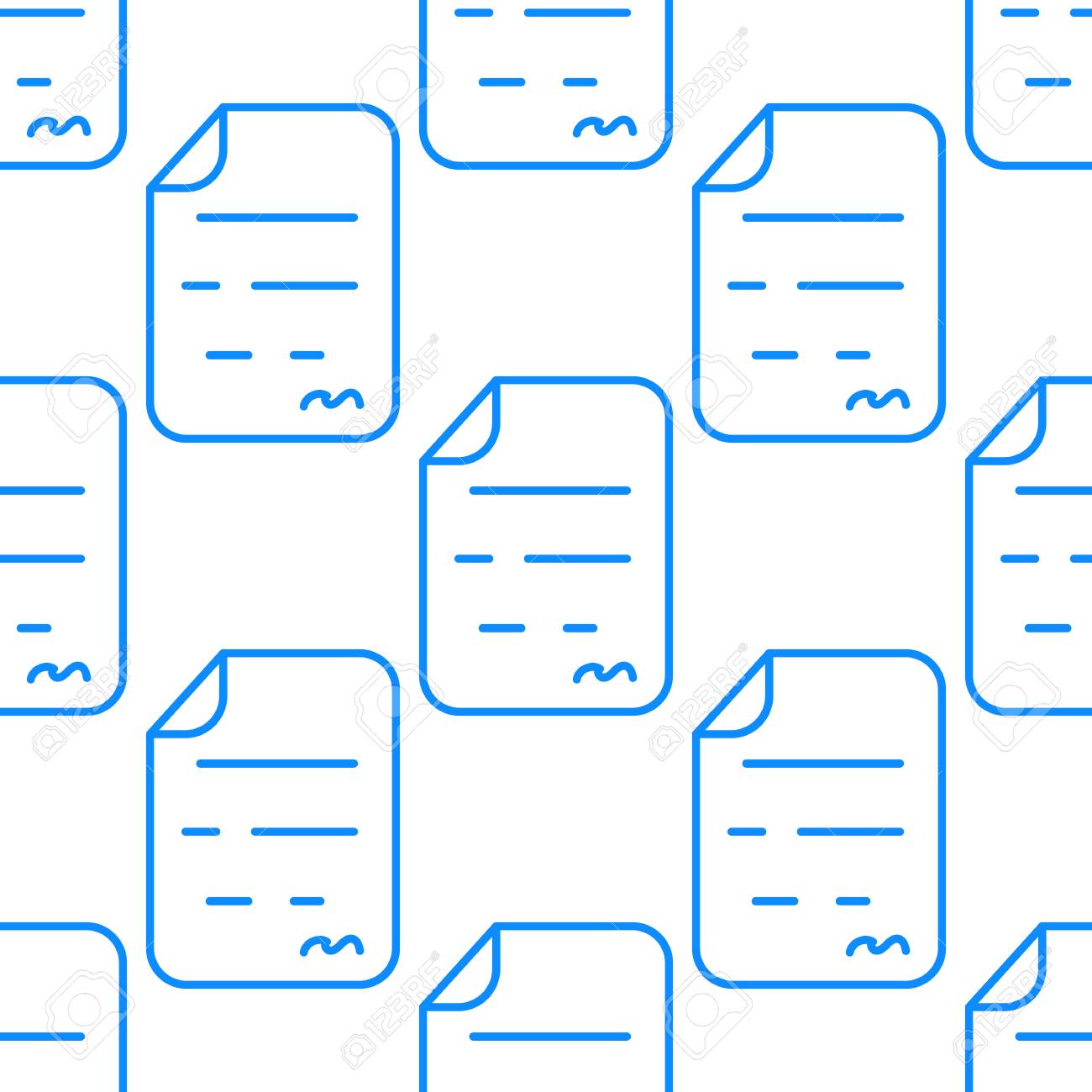 ブック ページのベクター パターン ファイルシームレスな背景イラスト かわいい輪郭漫画の質感 織物 プリント 学校 の秋の包装紙 本のカバー 子供のための服 子供に戻ります のイラスト素材 ベクタ Image