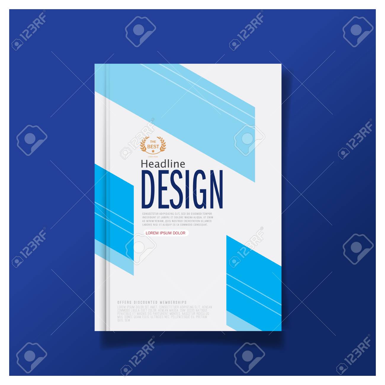 business broschüre flyer cover design layout vorlage im a4 format flyer format