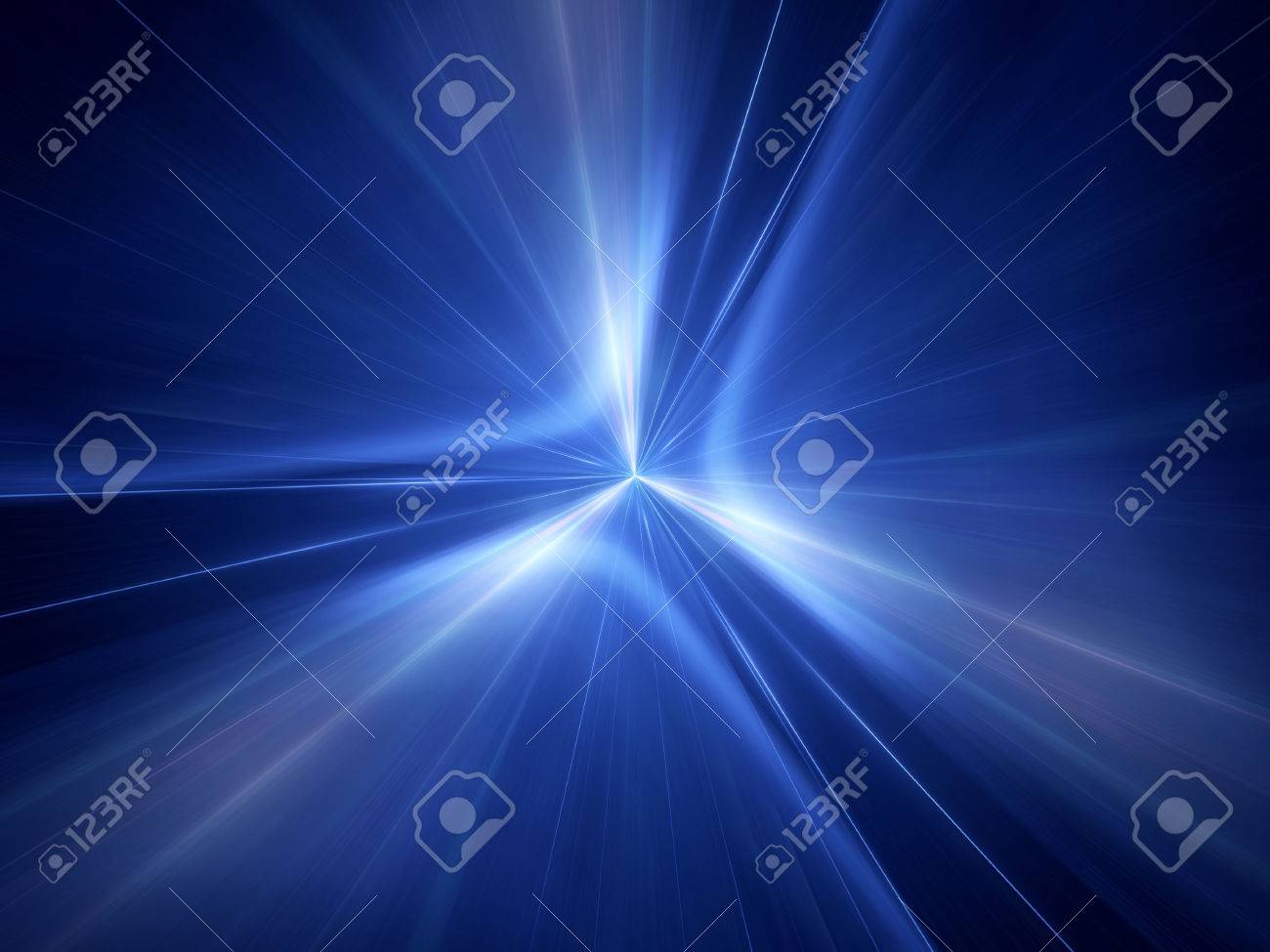 Blue glowing interstellar jump in space, computer generated abstract background - 60572678 Blue glowing interstellar jump in space, computer generated abstract background - 60572678