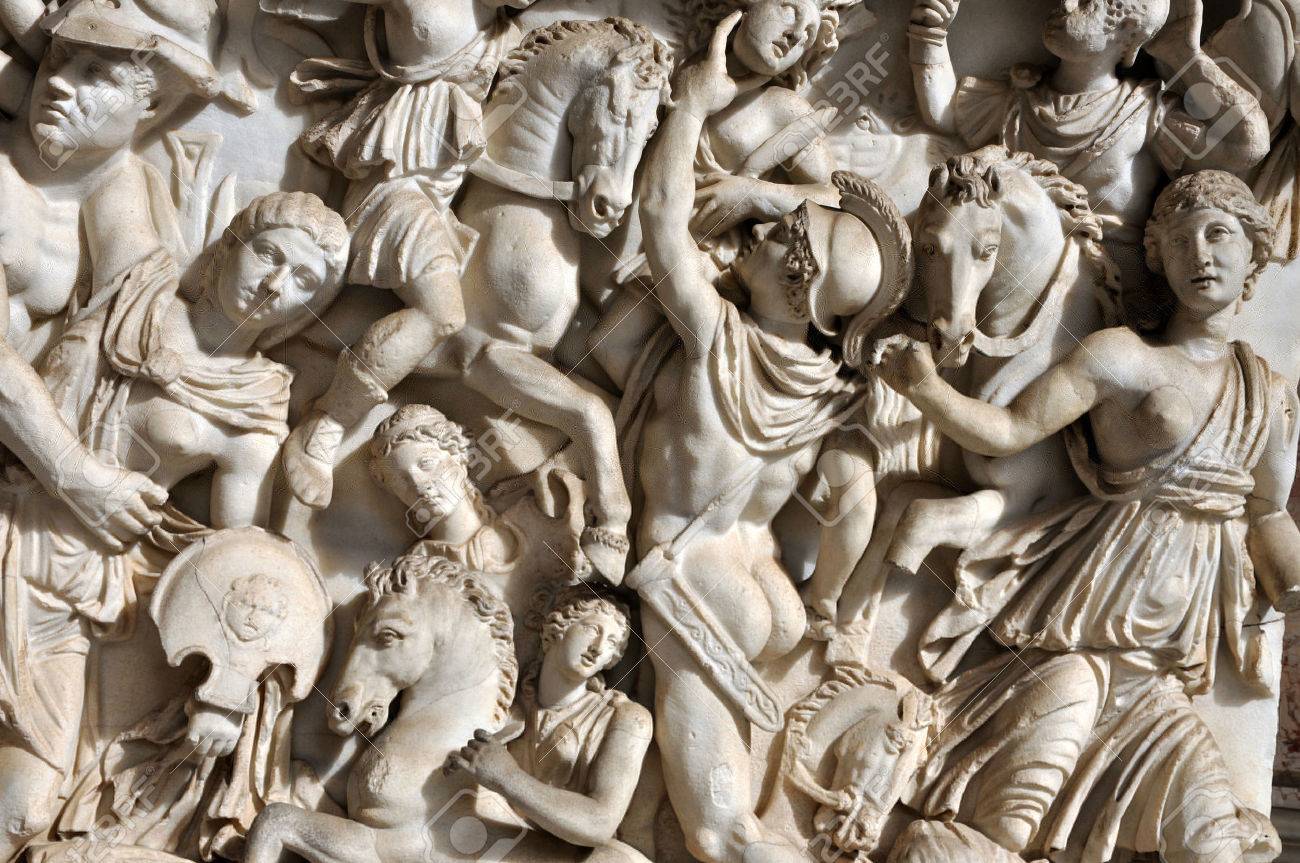 bas relief and sculpture