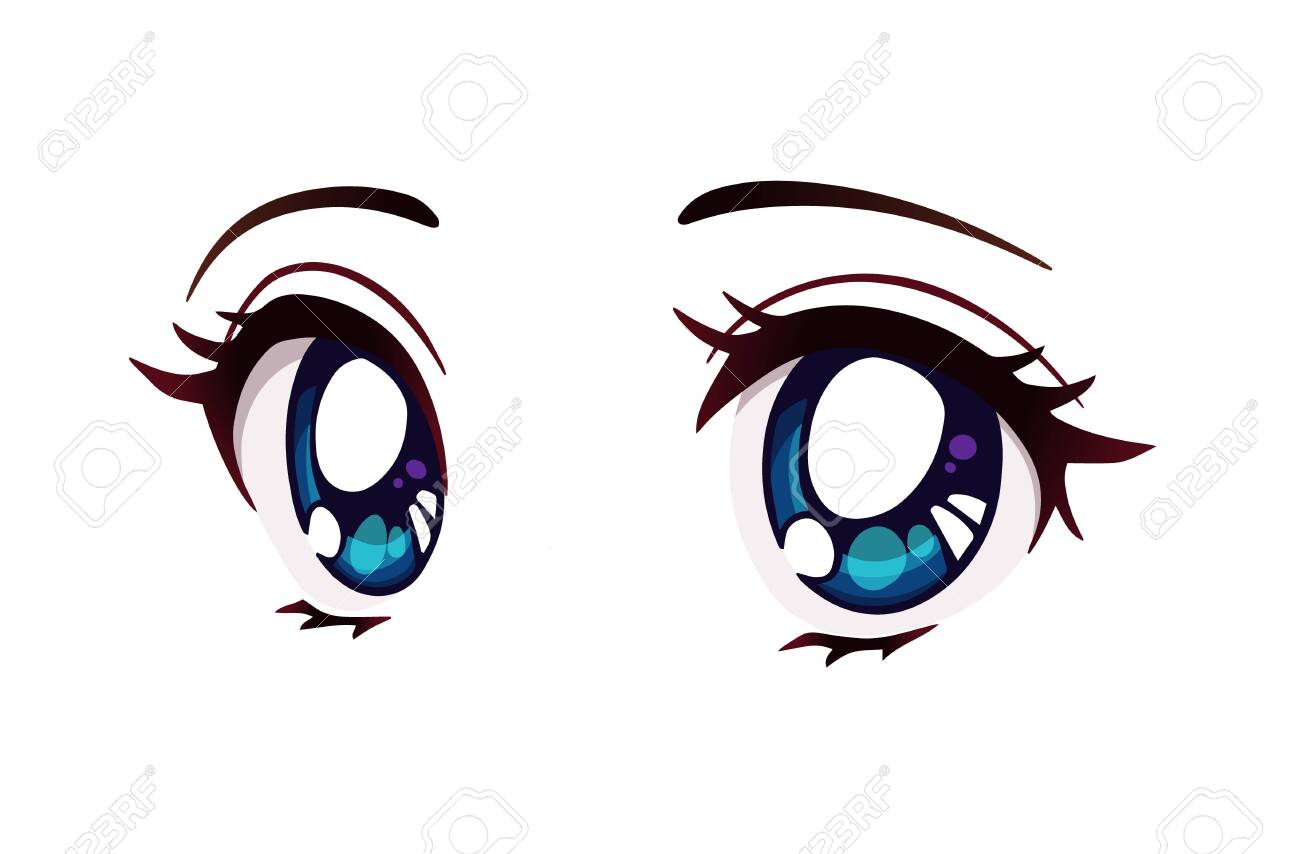 Felices Ojos Azules De Estilo Anime. Ilustración De Vector Dibujado A Mano. Aislado Sobre Fondo Blanco. Ilustraciones Svg, Vectoriales, Clip Art Vectorizado Libre De Derechos. Image 149218093. Felices Ojos Azules De Estilo Anime. Ilustración De Vector Dibujado A Mano. Aislado Sobre Fondo Blanco. Ilustraciones Svg, Vectoriales, Clip Art Vectorizado Libre De Derechos. Image 149218093.