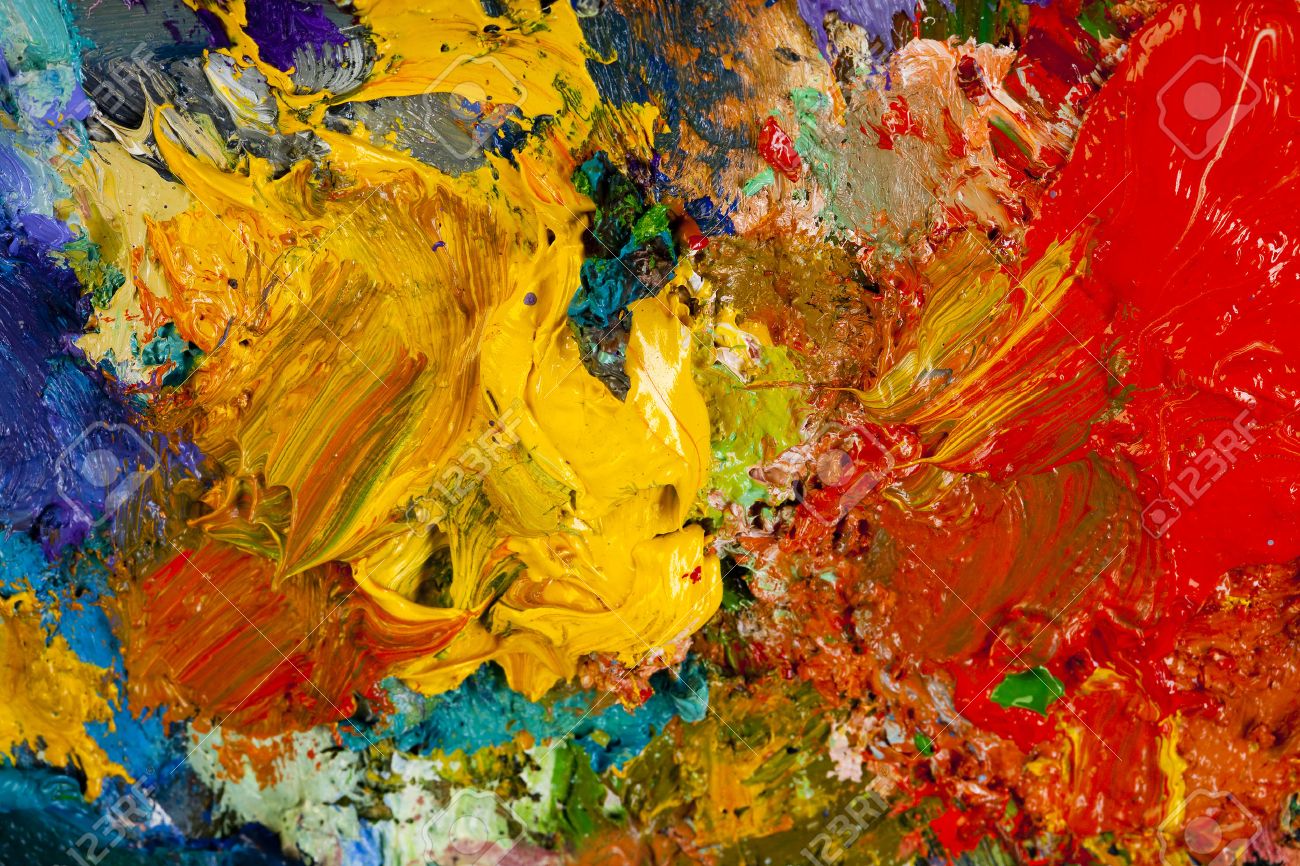 macro artist's palette, texture mixed oil paints in different colors and saturation studio - 29007012 macro artist's palette, texture mixed oil paints in different colors and saturation studio - 29007012