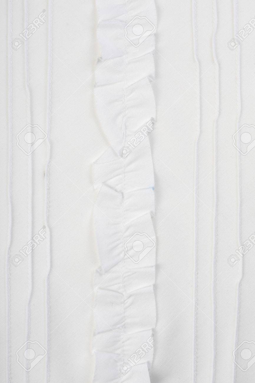 Macro Texture Fragment Of White Cloth With A Frill Stock Photo Picture And Royalty Free Image Image