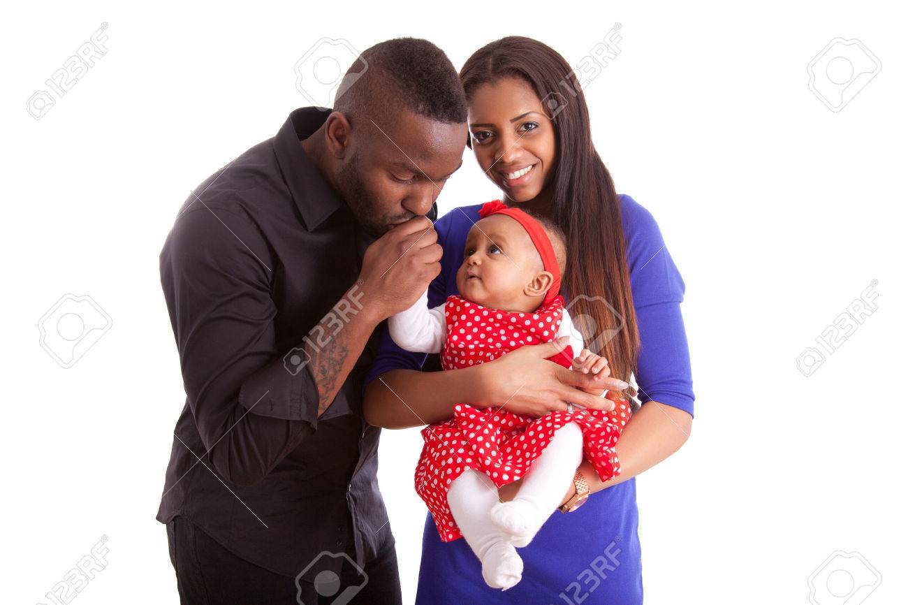Portrait D Un Jeune Couple Americain Africaine Avec Son Bebe Fille Banque D Images Et Photos Libres De Droits Image