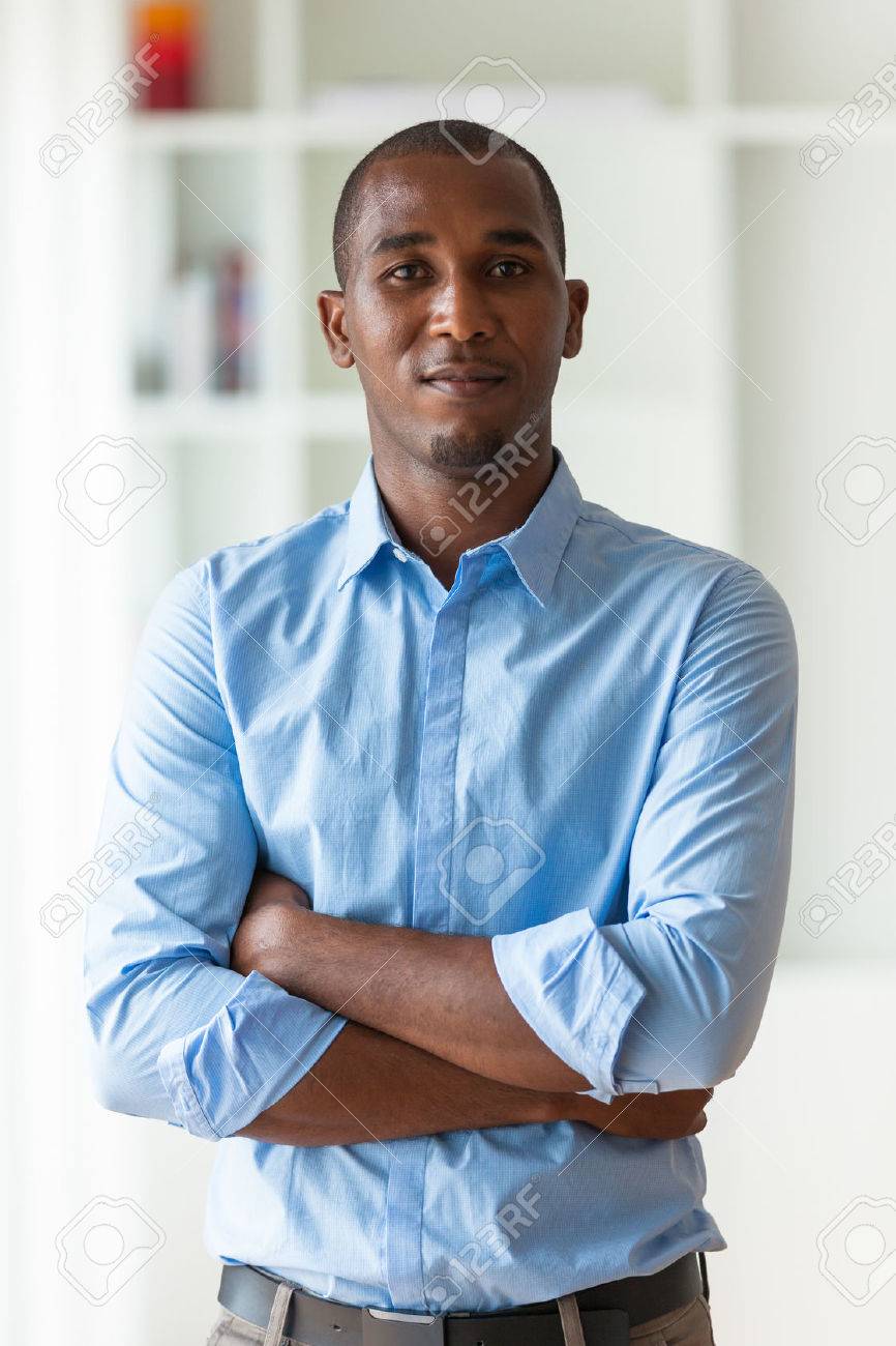 Portrait of a young African American business man - Black people - 43561071 Portrait of a young African American business man - Black people - 43561071
