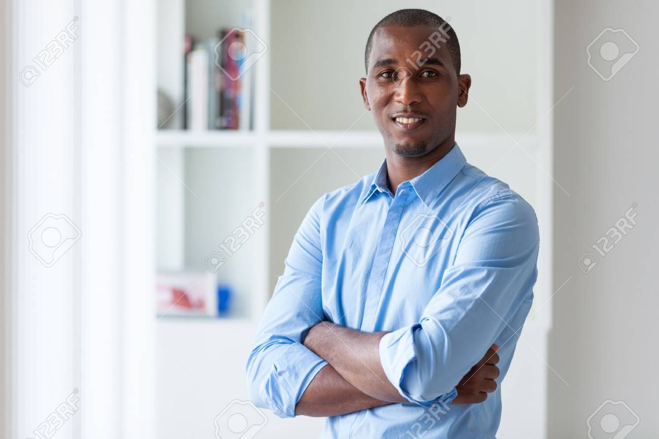 Portrait of a young African American business man - Black people - 43729024 Portrait of a young African American business man - Black people - 43729024