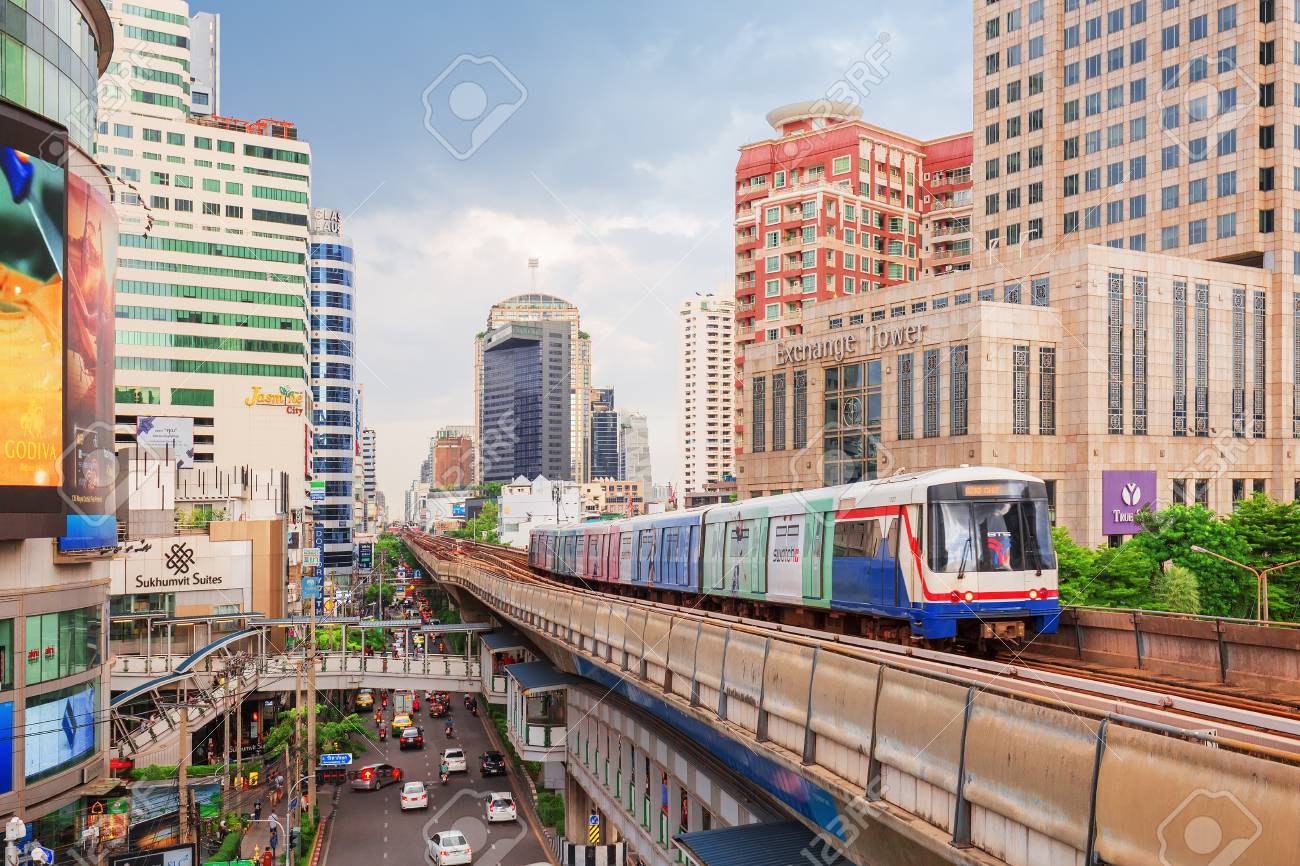 Bangkok Thailand 15 July 2017 Bangkok City Vibrant Capital - 