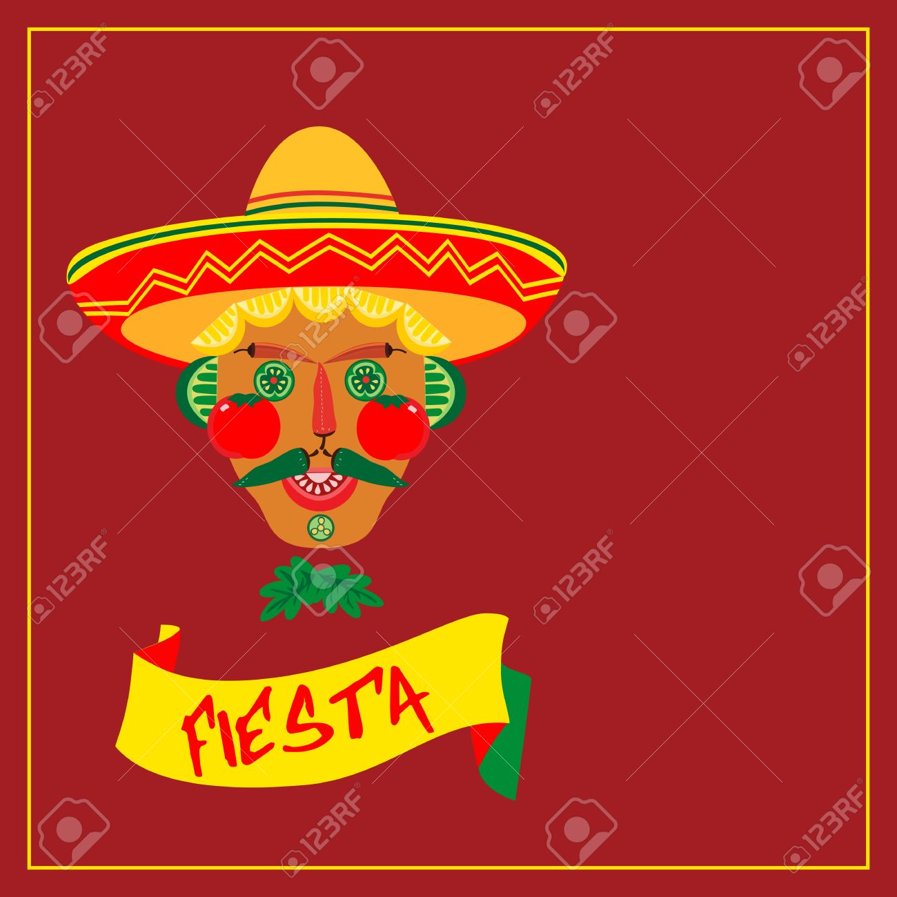 mexican style mexican fiesta party concept holiday poster holiday poster template