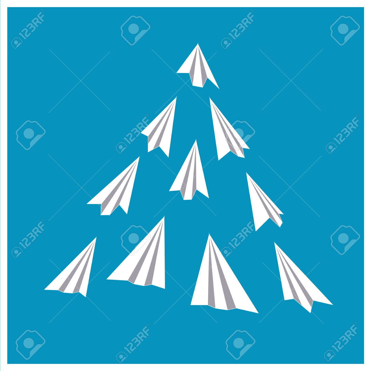 paper planes poster origami airplanes folded paper presentation