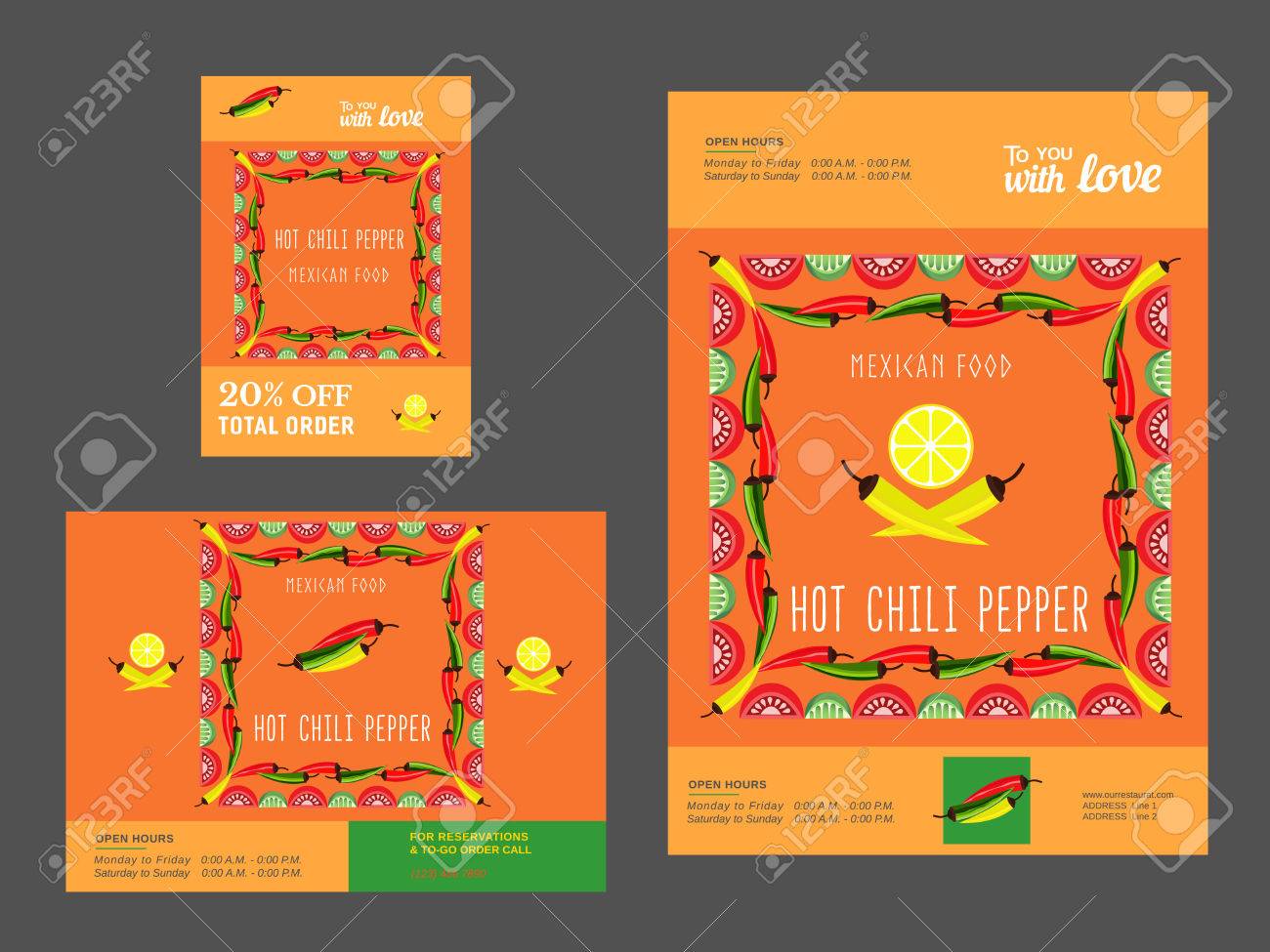 set of templates for restaurant mexican food advertisement flyers flyers for restaurant