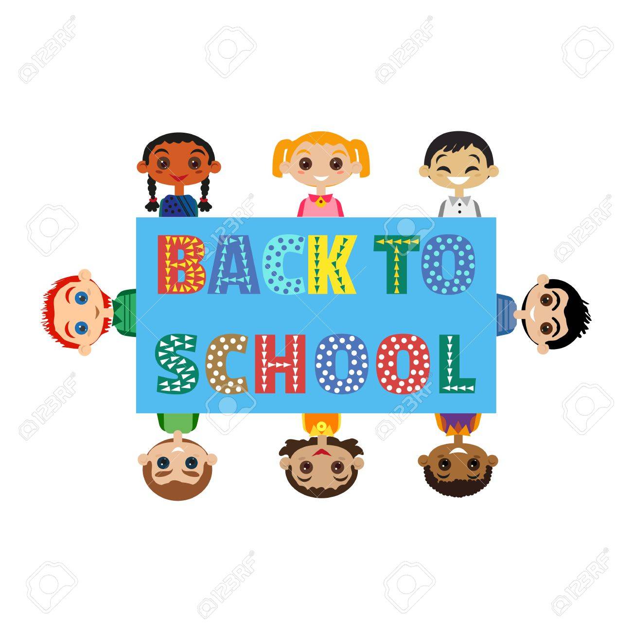 back to school banner concept idea for typography welcome poster welcome poster for school