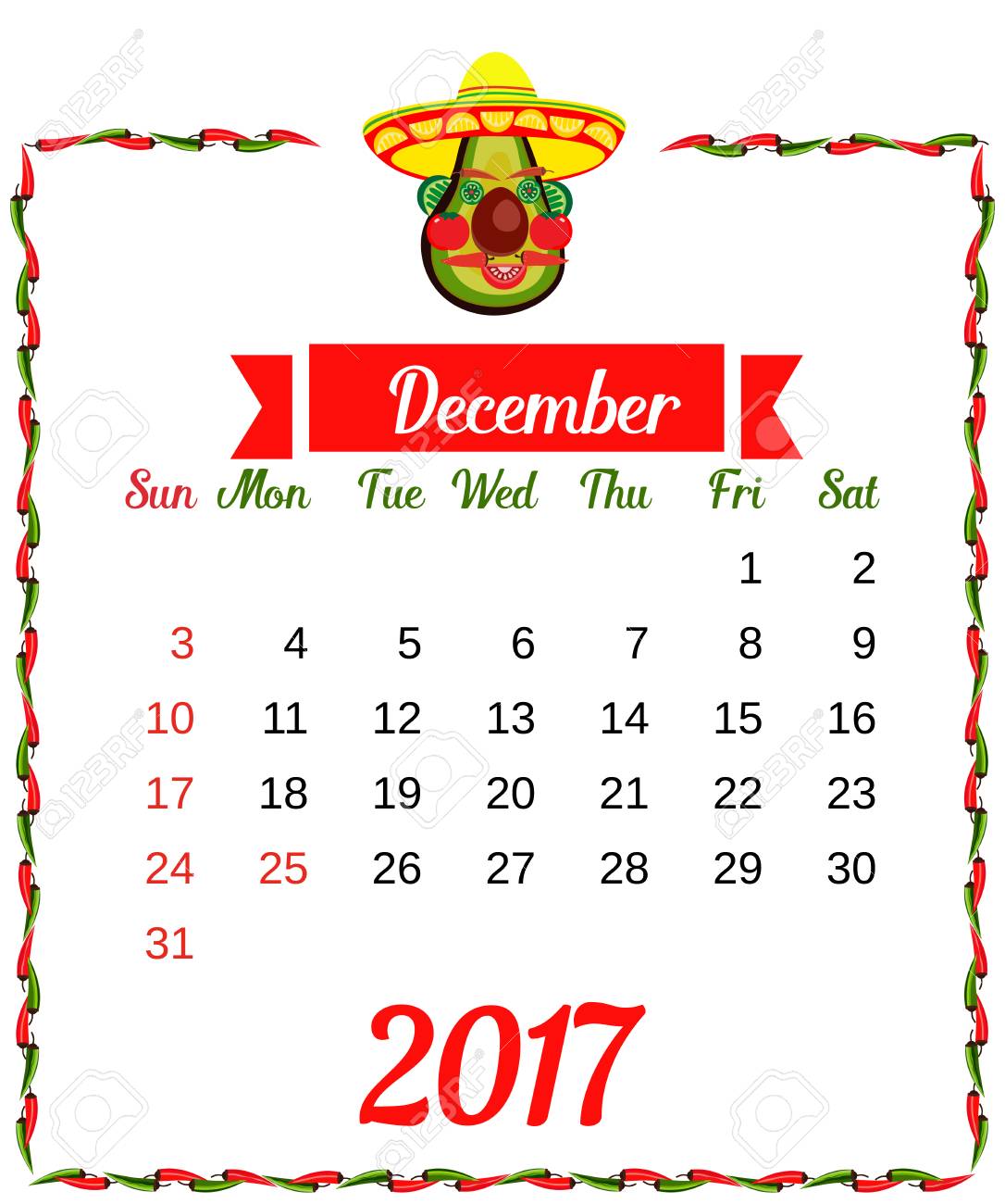 17 カレンダーです メキシコの国旗の色と野菜のセットで唐辛子枠で 12 月の月間カレンダーのテンプレート 週の開始日 簡単に編集します ベクトル図 のイラスト素材 ベクタ Image 17 カレンダーです メキシコの国旗の色と野菜のセットで唐辛子枠で 12 月の月間カレンダーのテンプレート 週の開始日 簡単に編集します ベクトル図 のイラスト素材 ベクタ Image
