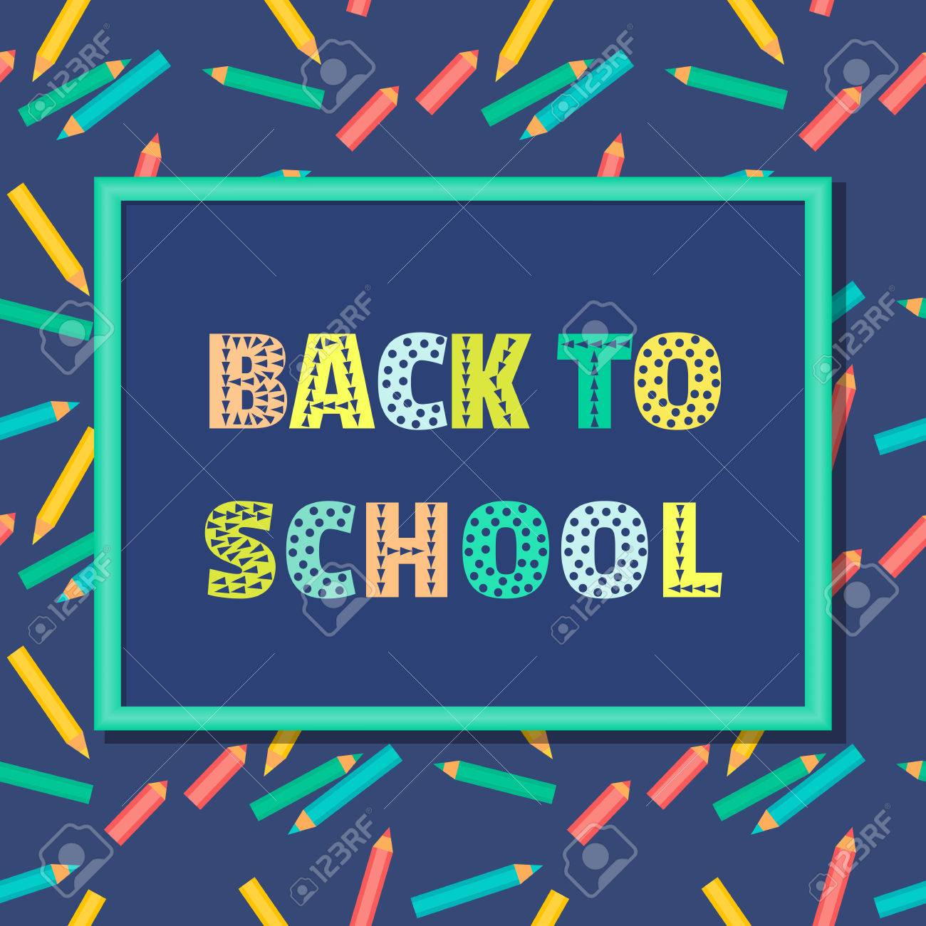 back to school banner concept idea for typography welcome poster welcome poster for school