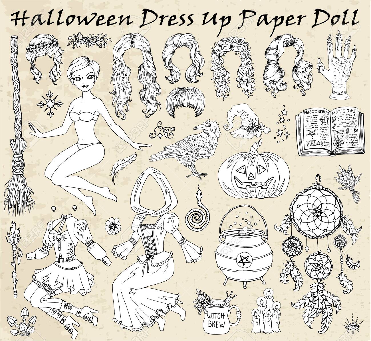 Ropa Para MuÃ±ecas Para Pintar Y Recortar Mucha Ropa Para Imprimir