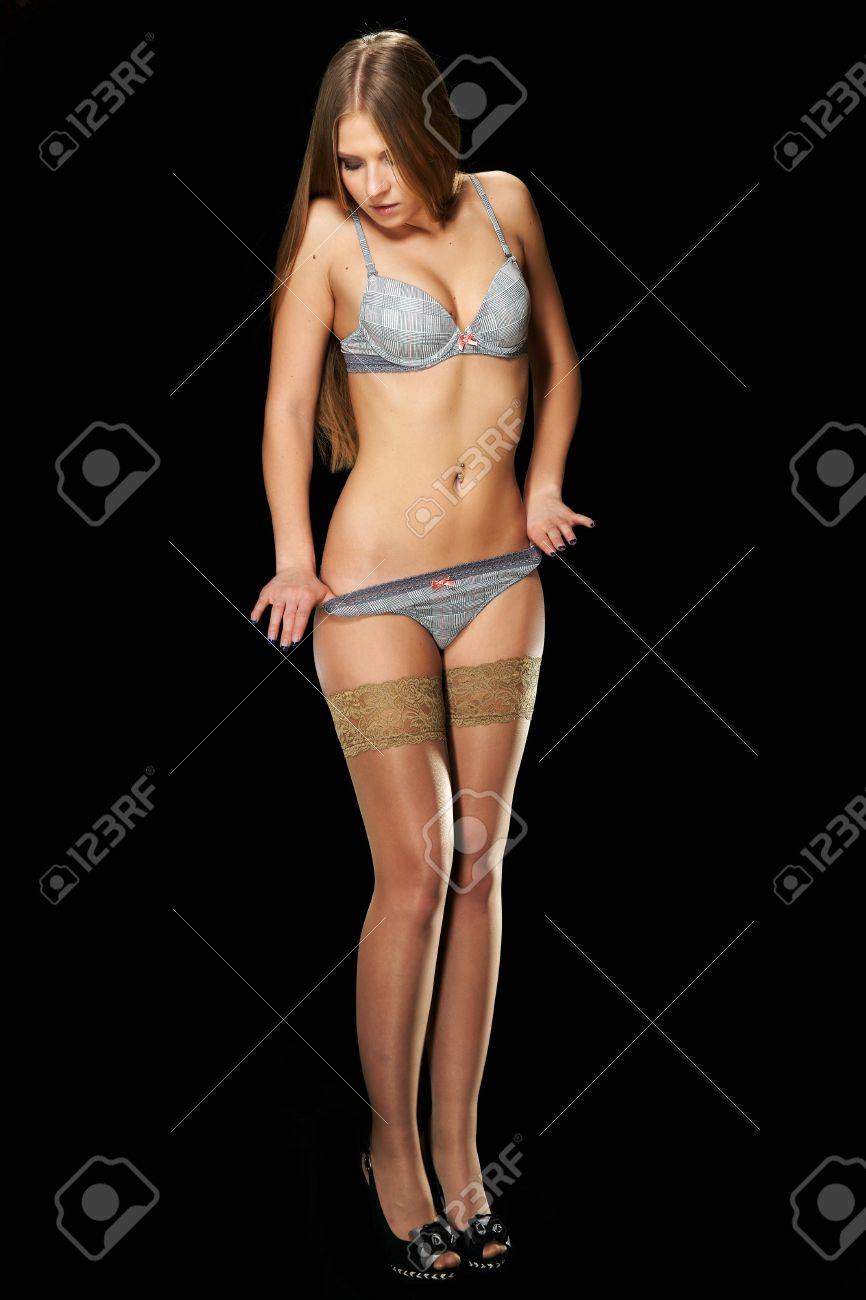 Muy Quitándose La Ropa Interior Fotos, Imágenes Y Fotografía De Archivo Libres De Derecho. Image 13415392.