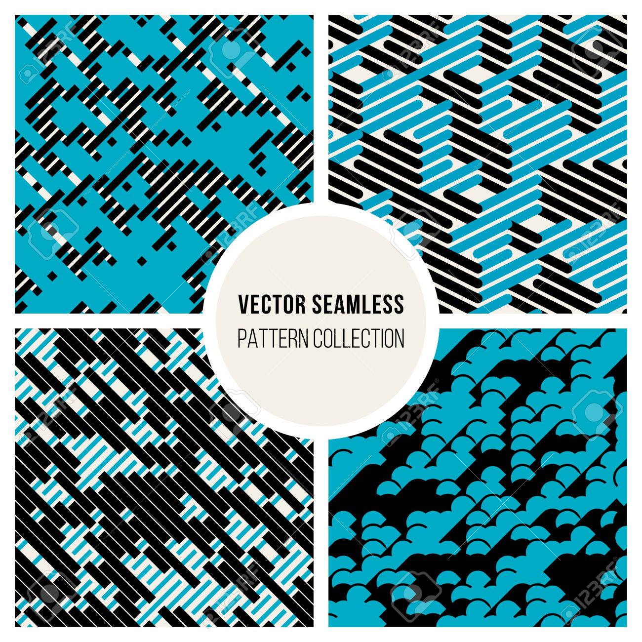Vector Seamless Black White Blue Random Diagonal Parallel Lines Experimental Pattern Background - 51984908 Vector Seamless Black White Blue Random Diagonal Parallel Lines Experimental Pattern Background - 51984908