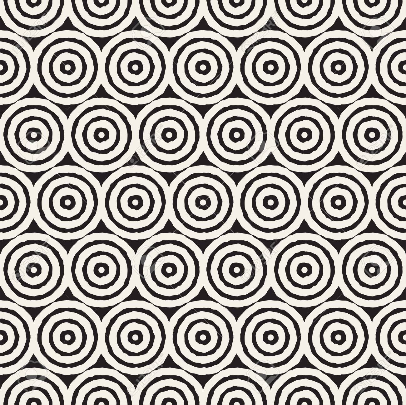 シームレスな抽象的な手描きのパターン ベクトルフリーハンドラインの背景テクスチャ インクブラシは シンプル な幾何学的デザインをストロークします のイラスト素材 ベクタ Image